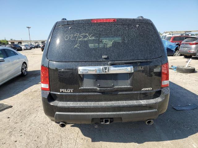 5FNYF4H53AB029536 - 2010 HONDA PILOT EXL BLACK photo 6