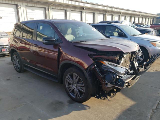 5FNYF8H54MB018797 - 2021 HONDA PASSPORT EXL MAROON photo 4