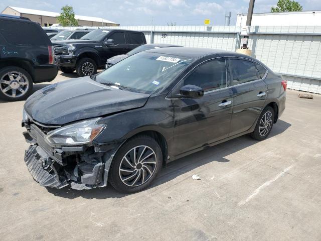 3N1AB7AP4KY271268 - 2019 NISSAN SENTRA S BLACK photo 1