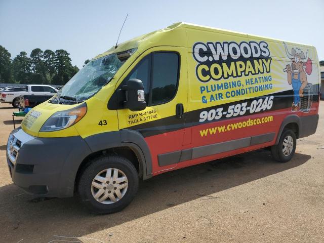 3C6URVJG0HE544654 - 2017 RAM PROMASTER 3500 HIGH ყვითელი ფოტო 1