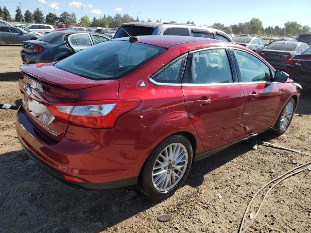 1FADP3J28EL148486 - 2014 FORD FOCUS TITANIUM RED photo 3