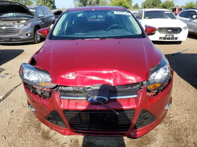 1FADP3J28EL148486 - 2014 FORD FOCUS TITANIUM RED photo 5