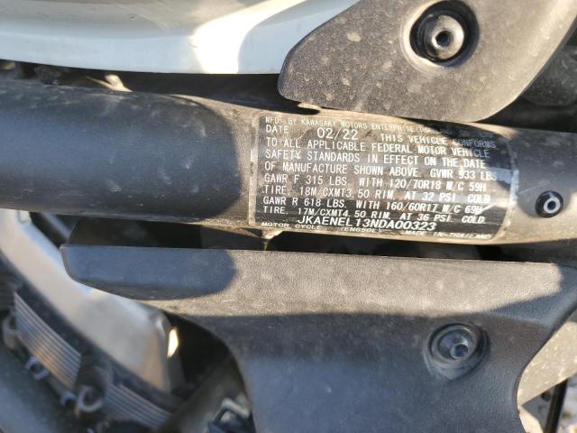 JKAENEL13NDA00323 - 2022 KAWASAKI EN650 L BLACK photo 9