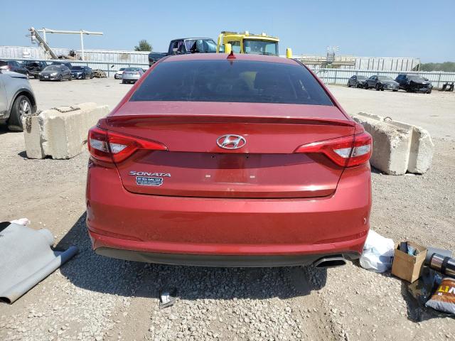 5NPE24AF0HH465841 - 2017 HYUNDAI SONATA SE BURGUNDY photo 6