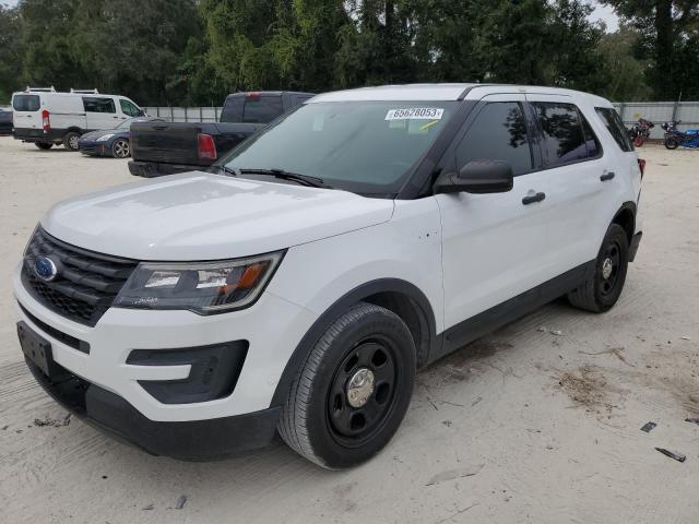 1FM5K8AR7KGB44503 - 2019 FORD EXPLORER POLICE INTERCEPTOR 白色 照片 1