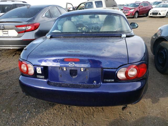 JM1NB353230310949 - 2003 MAZDA MX-5 MIATA BASE BLUE photo 6