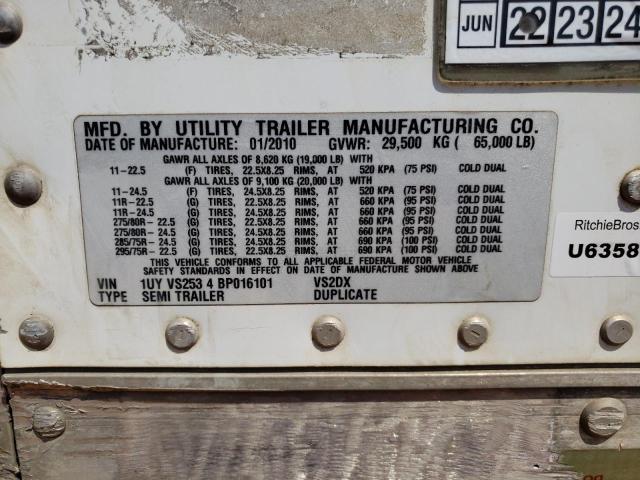 1UYVS2534BP016101 - 2011 UTILITY TRAILER WHITE photo 10