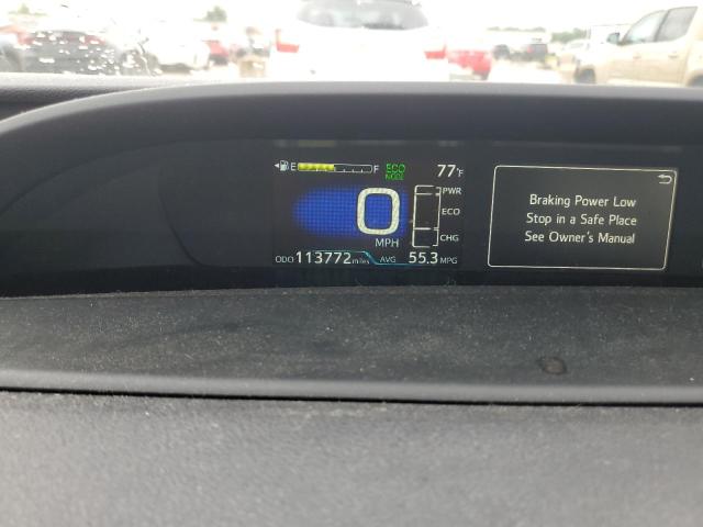 JTDKAMFU0N3167178 - 2022 TOYOTA PRIUS NIGHT SHADE Biały zdjęcie 9