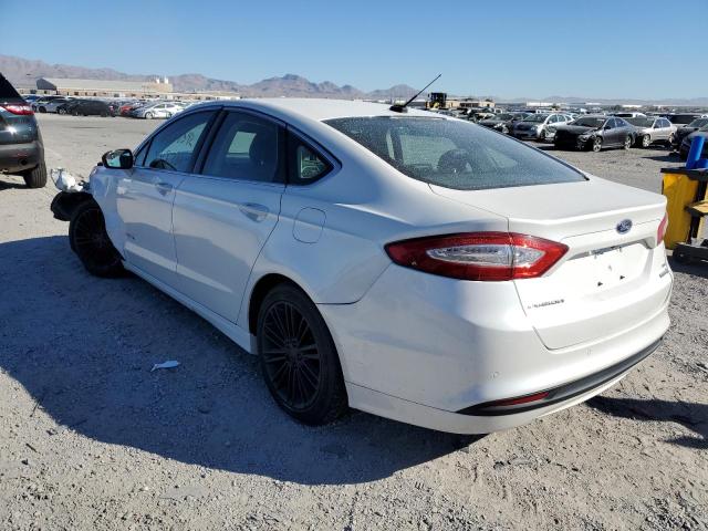 3FA6P0LU7ER176108 - 2014 FORD FUSION SE HYBRID WHITE photo 3