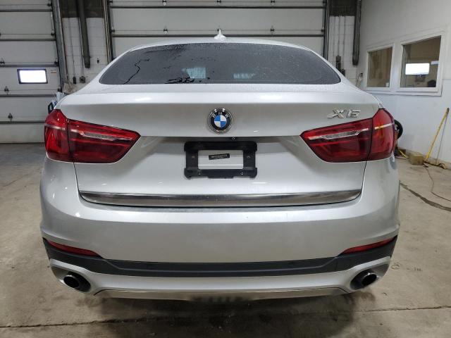 5UXKU2C57F0F95214 - 2015 BMW X6 XDRIVE35I SILVER photo 6