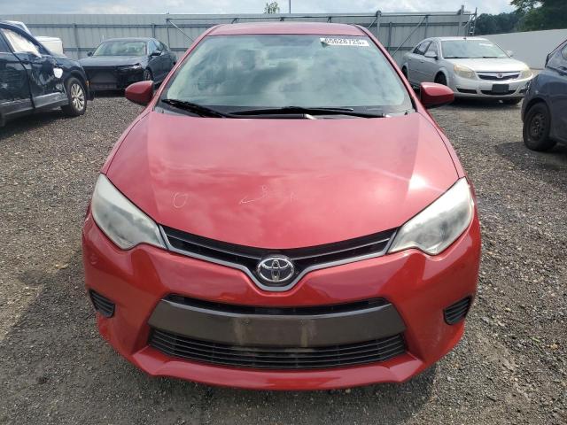 2T1BURHE5GC697201 - 2016 TOYOTA COROLLA L RED photo 5