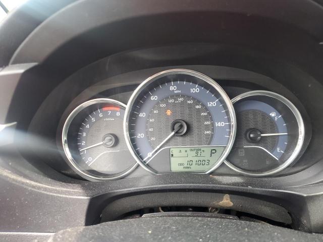 2T1BURHE5GC697201 - 2016 TOYOTA COROLLA L RED photo 9