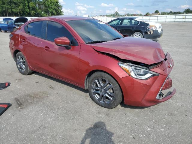 3MYDLBYVXKY508734 - 2019 TOYOTA YARIS L RED photo 4