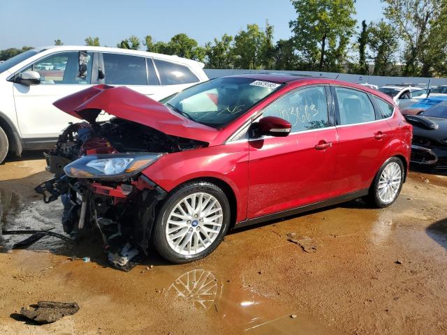 1FADP3N24EL168891 - 2014 FORD FOCUS TITANIUM RED photo 1