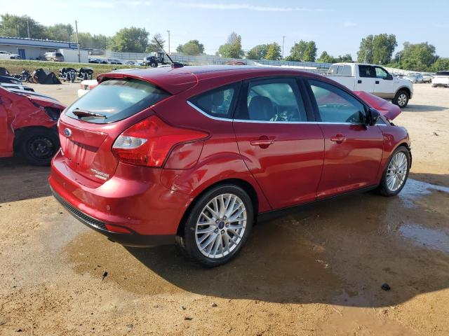 1FADP3N24EL168891 - 2014 FORD FOCUS TITANIUM RED photo 3