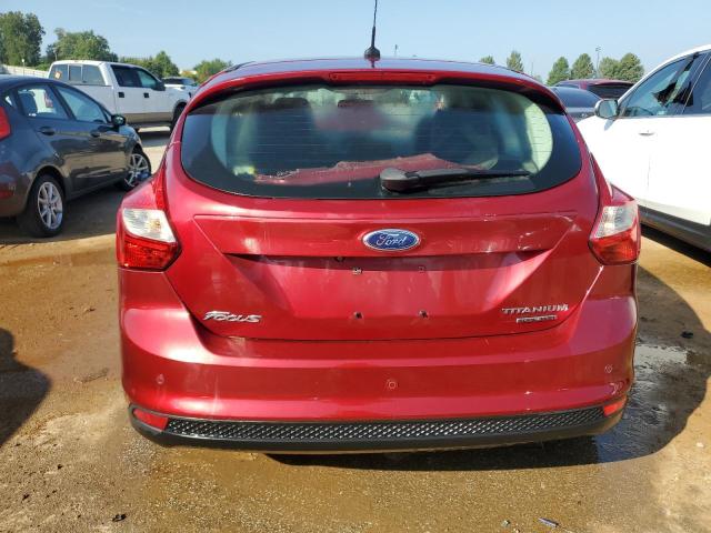 1FADP3N24EL168891 - 2014 FORD FOCUS TITANIUM RED photo 6