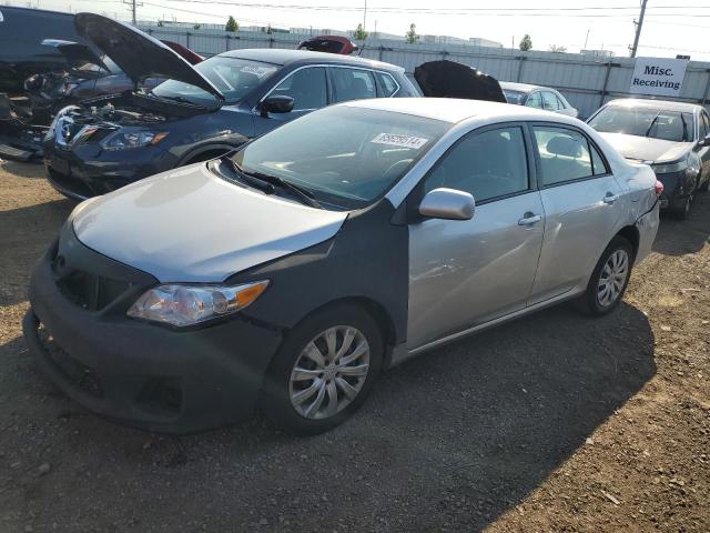 2T1BU4EE4CC761553 - 2012 TOYOTA COROLLA BASE SILVER photo 1