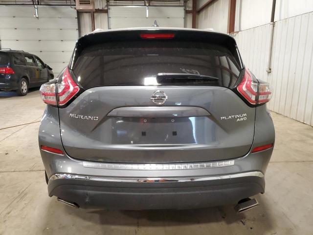 5N1AZ2MH8JN186750 - 2018 NISSAN MURANO S GRAY photo 6