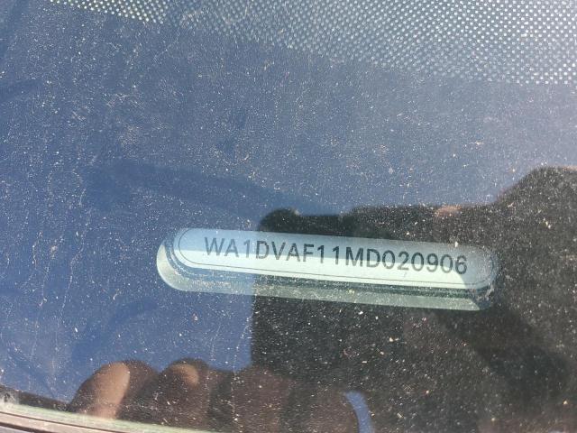 WA1DVAF11MD020906 - 2021 AUDI Q8 PROGRESSIV Оранжевый фото 13