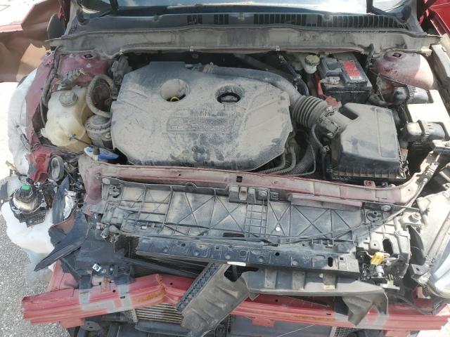 3FA6P0K93DR322502 - 2013 FORD FUSION TITANIUM MAROON photo 11