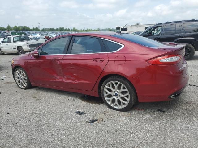 3FA6P0K93DR322502 - 2013 FORD FUSION TITANIUM MAROON photo 2
