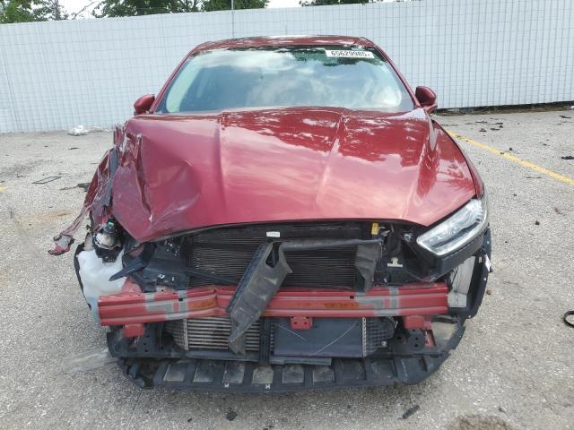 3FA6P0K93DR322502 - 2013 FORD FUSION TITANIUM MAROON photo 5