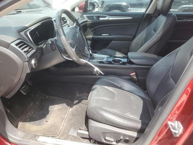 3FA6P0K93DR322502 - 2013 FORD FUSION TITANIUM MAROON photo 7