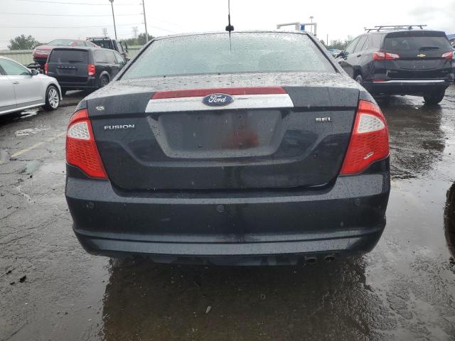 3FAHP0JA4CR433241 - 2012 FORD FUSION SEL BLACK photo 6