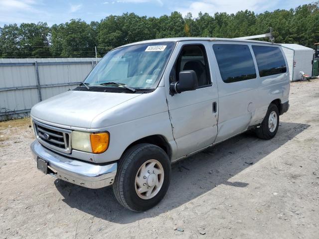 1FTSE34LX4HA46085 - 2004 FORD ECONOLINE E350 SUPER DUTY VAN SILVER photo 1