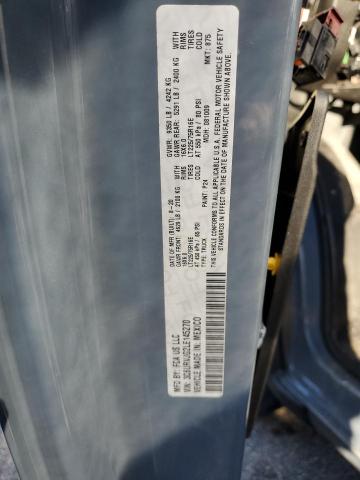 3C6URVJG2LE145270 - 2020 RAM PROMASTER 3500 HIGH BLUE photo 10