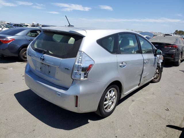 JTDZN3EU4E3307179 - 2014 TOYOTA PRIUS V SILVER photo 3