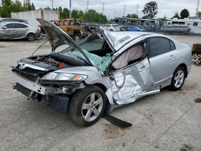 19XFA1F68BE029698 - 2011 HONDA CIVIC LX-S فضي صورة 1