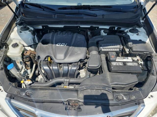 5NPEC4AC0DH636195 - 2013 HYUNDAI SONATA SE თეთრი ფოტო 11