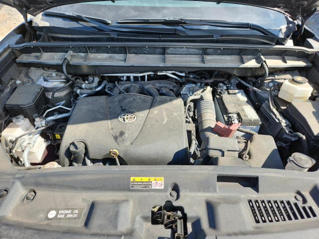 5TDGZRBH6MS559647 - 2021 TOYOTA HIGHLANDER XLE GRAY photo 12