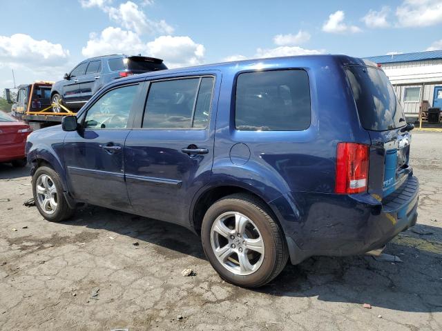 5FNYF4H59EB021088 - 2014 HONDA PILOT EXL BLUE photo 2