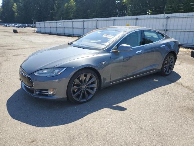 5YJSA1DP5DFP25815 - 2013 TESLA MODEL S Boz foto 1