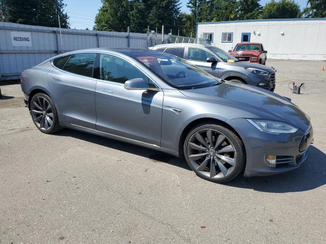 5YJSA1DP5DFP25815 - 2013 TESLA MODEL S Boz foto 4