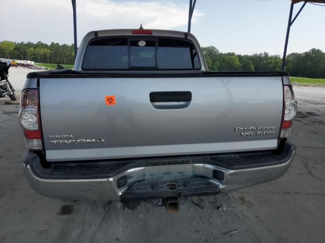 5TFJU4GN1FX065764 - 2015 TOYOTA TACOMA DOUBLE CAB PRERUNNER SILVER photo 6