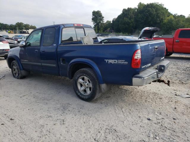 5TBBT44155S465400 - 2005 TOYOTA TUNDRA ACCESS CAB SR5 BLUE photo 2