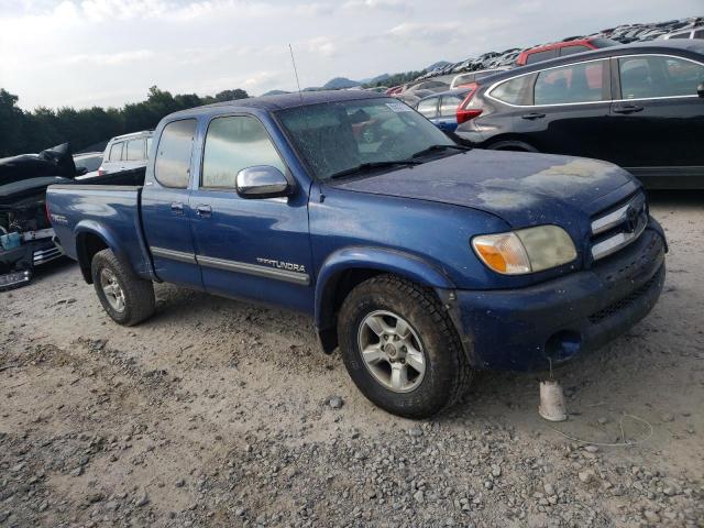 5TBBT44155S465400 - 2005 TOYOTA TUNDRA ACCESS CAB SR5 BLUE photo 4