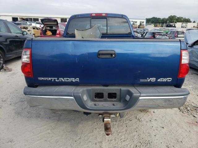 5TBBT44155S465400 - 2005 TOYOTA TUNDRA ACCESS CAB SR5 BLUE photo 6