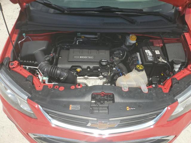 1G1JF5SB4K4121715 - 2019 CHEVROLET SONIC PREMIER RED photo 11