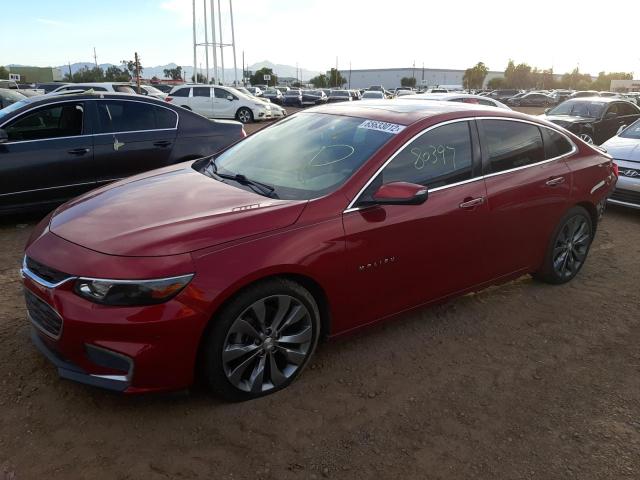 1G1ZH5SXXGF128124 - 2016 CHEVROLET MALIBU PREMIER RED photo 2