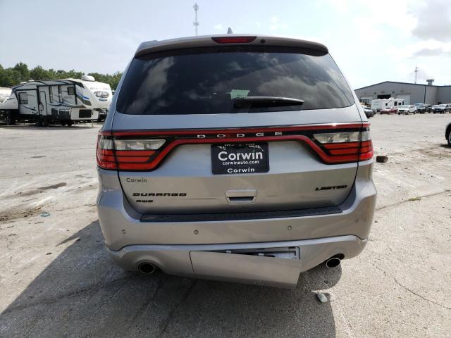 1C4RDJDG6FC826884 - 2015 DODGE DURANGO LIMITED GRAY photo 6