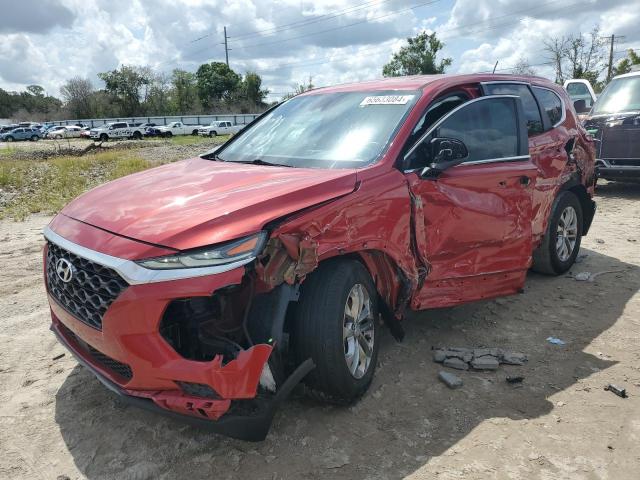 5NMS23AD8LH166714 - 2020 HYUNDAI SANTA FE SE RED photo 1