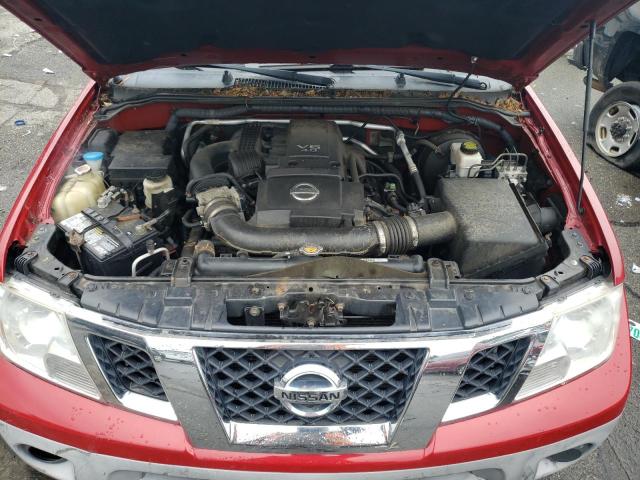 1N6AD0CW6CC439325 - 2012 NISSAN FRONTIER SV RED photo 11