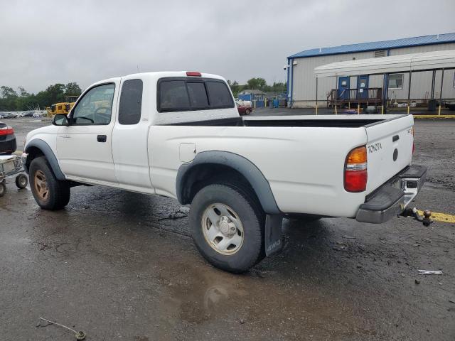 5TEWM72N43Z294667 - 2003 TOYOTA TACOMA XTRACAB WHITE photo 2