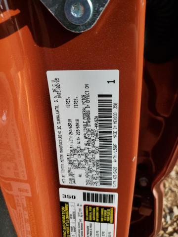 3TYLC5LNXST020950 - 2025 TOYOTA TACOMA DOUBLE CAB ORANGE photo 13