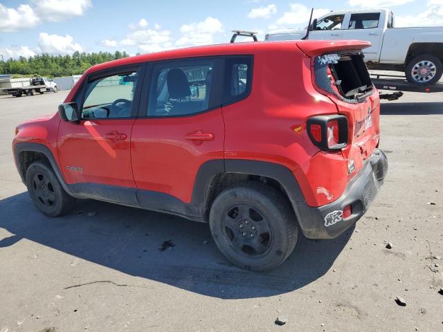 ZACNJBAB4KPK89201 - 2019 JEEP RENEGADE SPORT RED photo 2