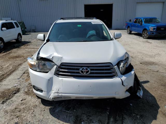 5TDJK3EH0AS040141 - 2010 TOYOTA HIGHLANDER SE WHITE photo 5